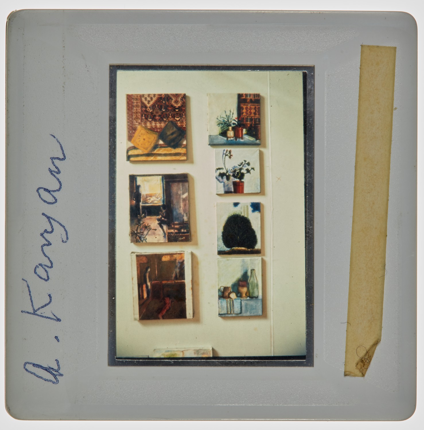 1972 Diploma in Painting Degree Show Slide - 'A Karyan'