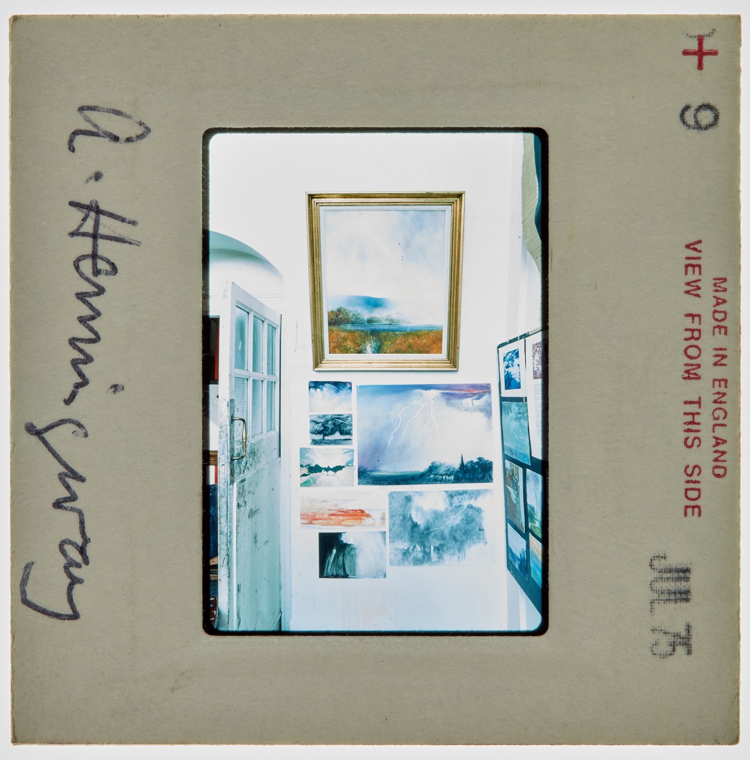 1975 Degree Show Slide - 'A Hemingway'