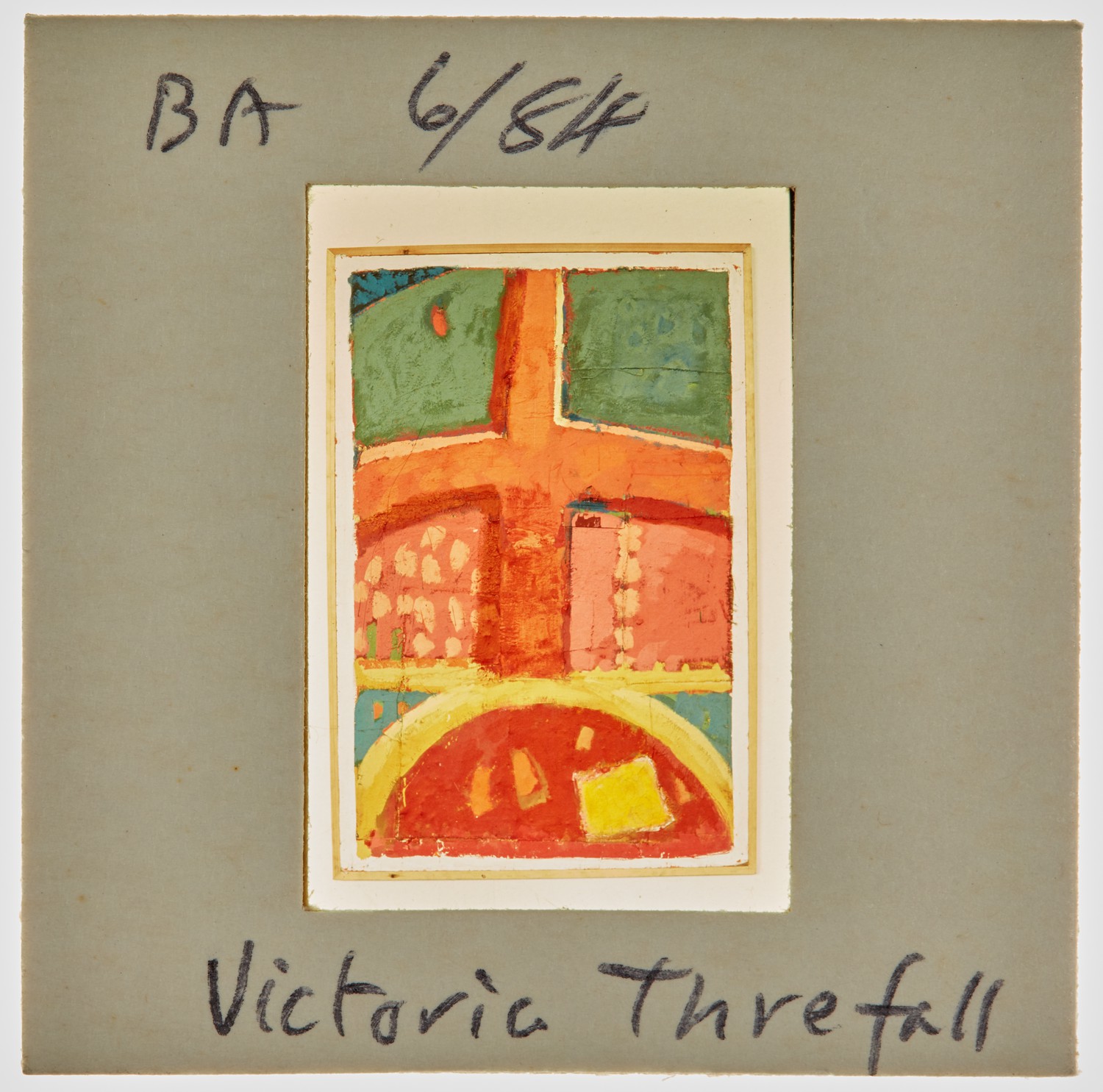 1984 BA Degree Show Slide - 'Victoria Threlfall'