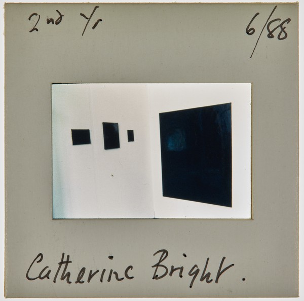 1987 2nd Year Degree Show Slide - 'Catherine Bright'