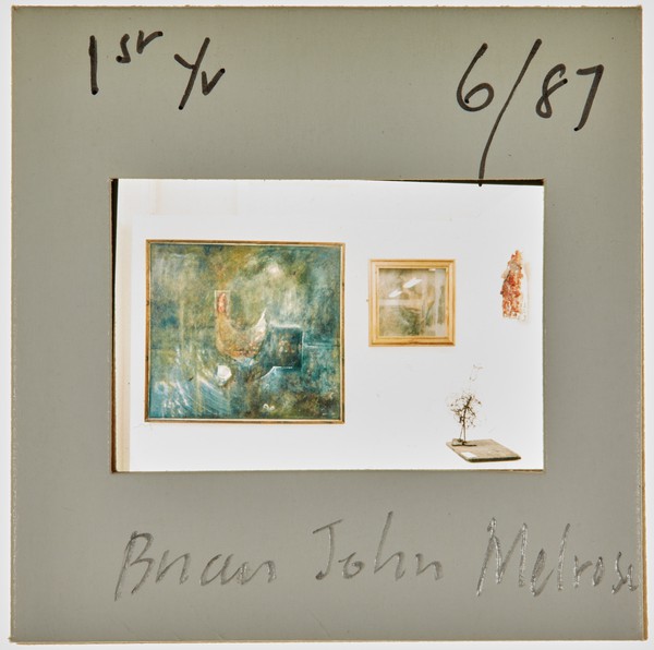 1987 1st Year Degree Show Slide - 'Brian John Melrose'