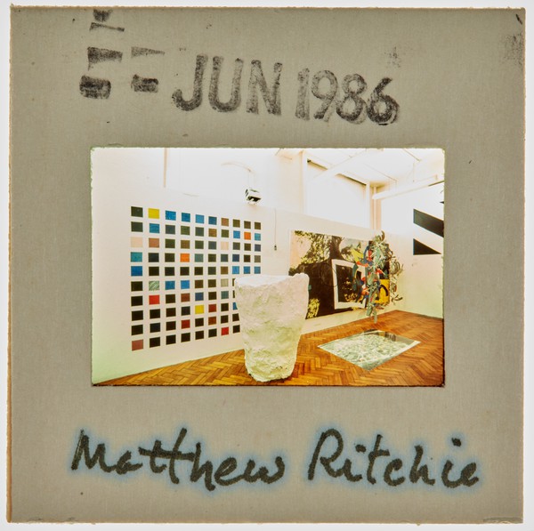 1986 BA Degree Show Slide - 'Matthew Ritchie'