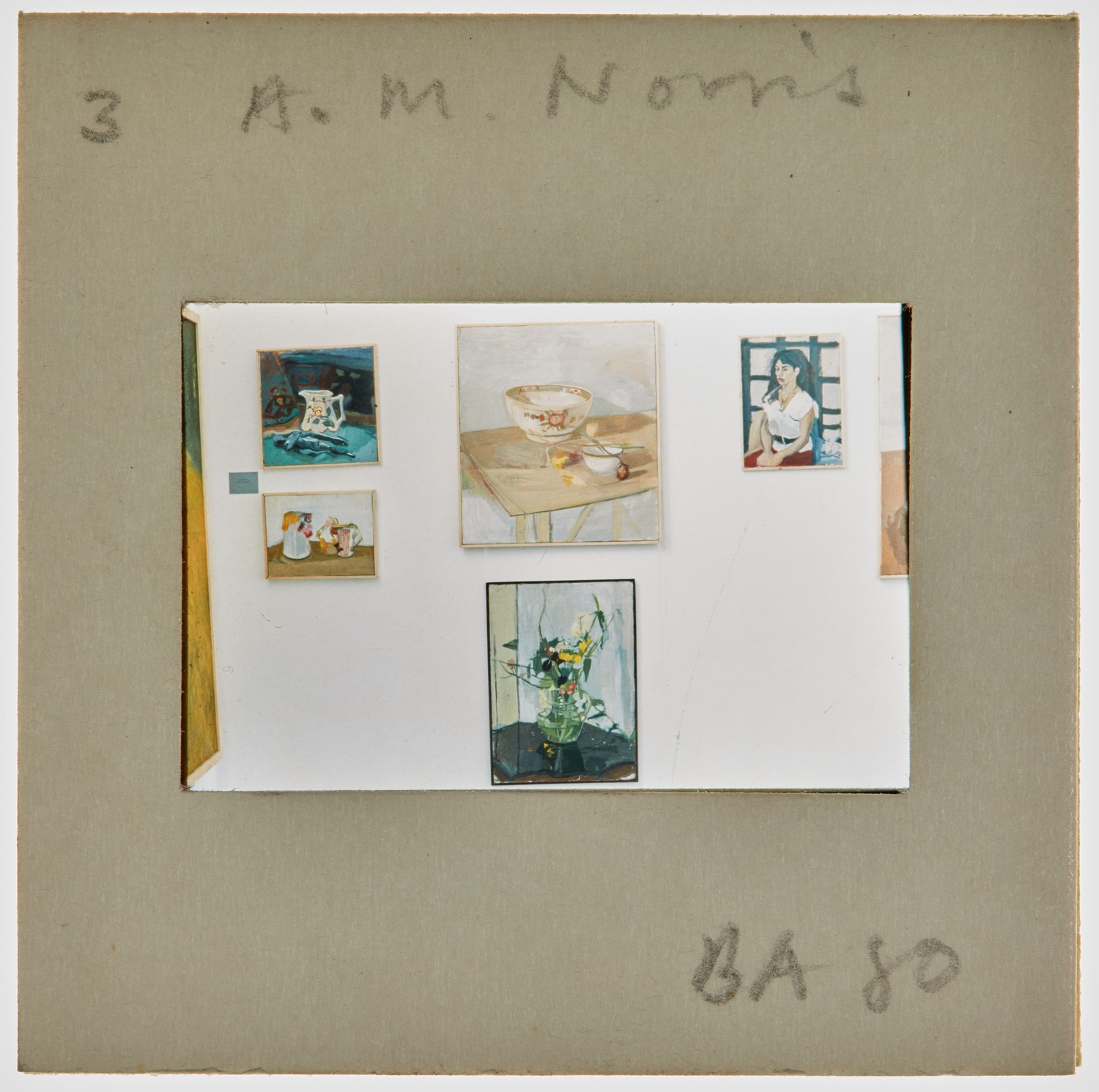 1980 BA Degree Show Slide - 'A M Norris'