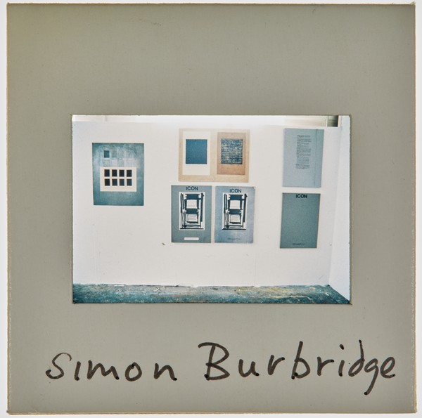 1987 2nd Year Degree Show Slide - 'Simon Burbridge'