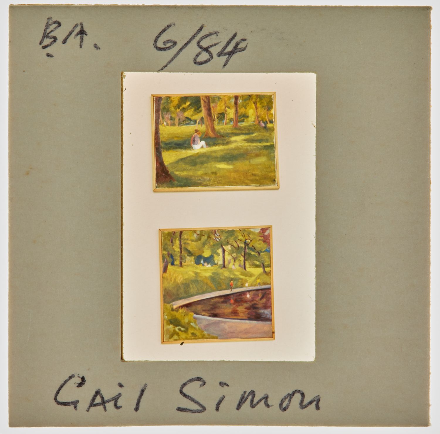 1984 BA Degree Show Slide - 'Gail Simon'
