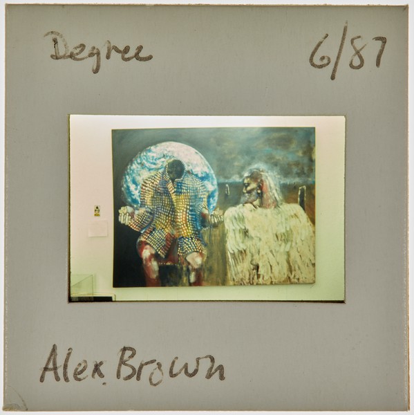 1987 BA Degree Show Slide - 'Alex Brown'