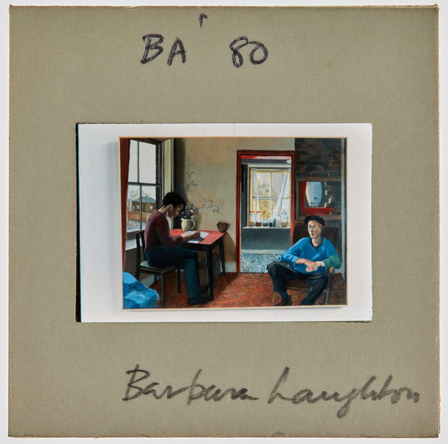 1980 BA Degree Show Slide - 'Barbara Laughton'