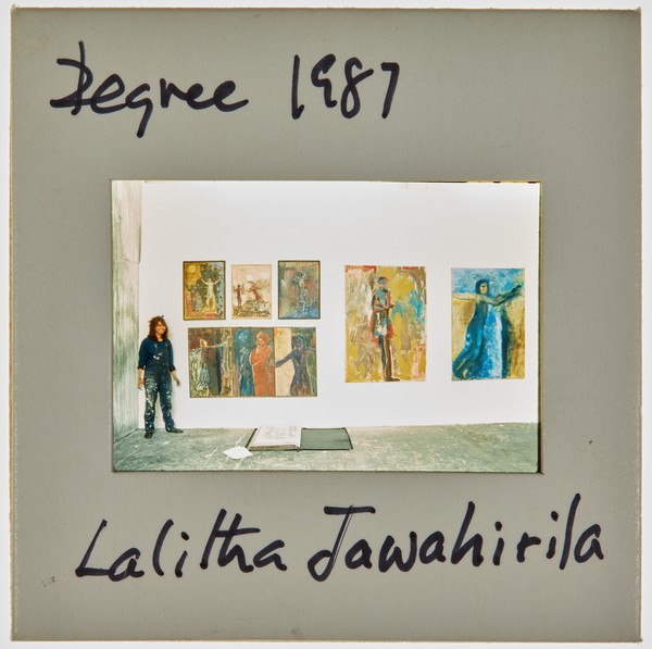 1987 BA Degree Show Slide - 'Lalitha Jawahirila'