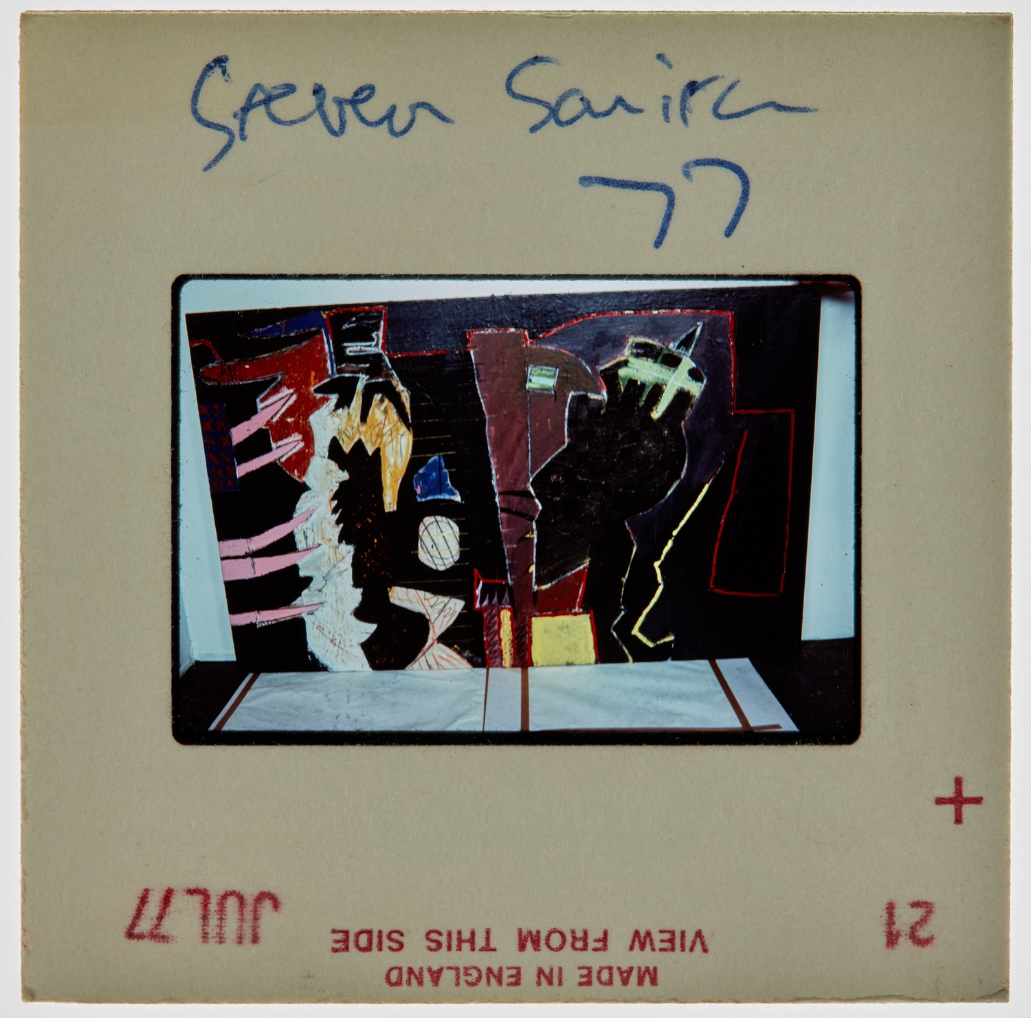 1977 BA Degree Show Slide - 'Steven Saniter'