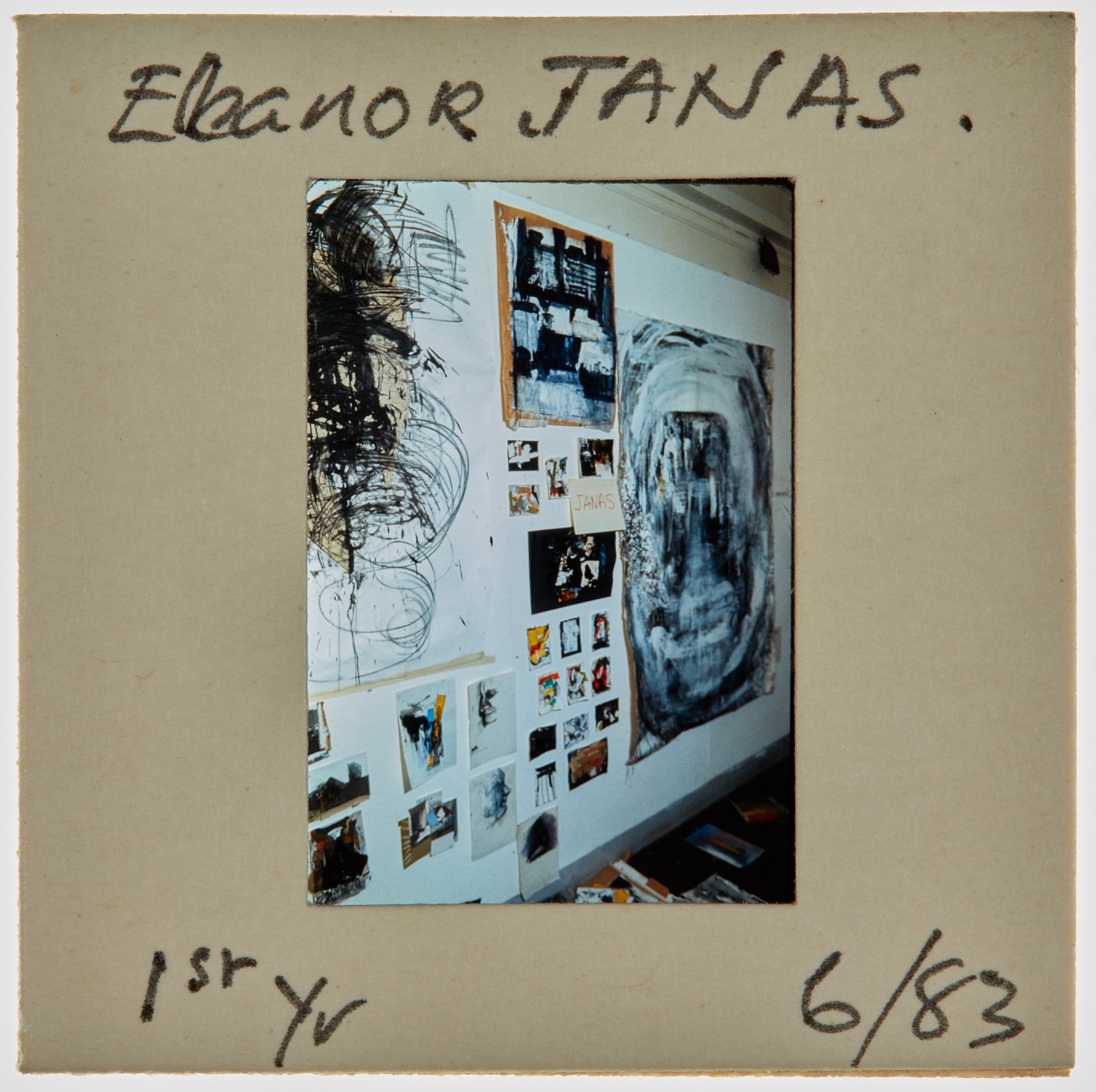 1983 1st Year Degree Show Slide - 'Eleanor Janas'