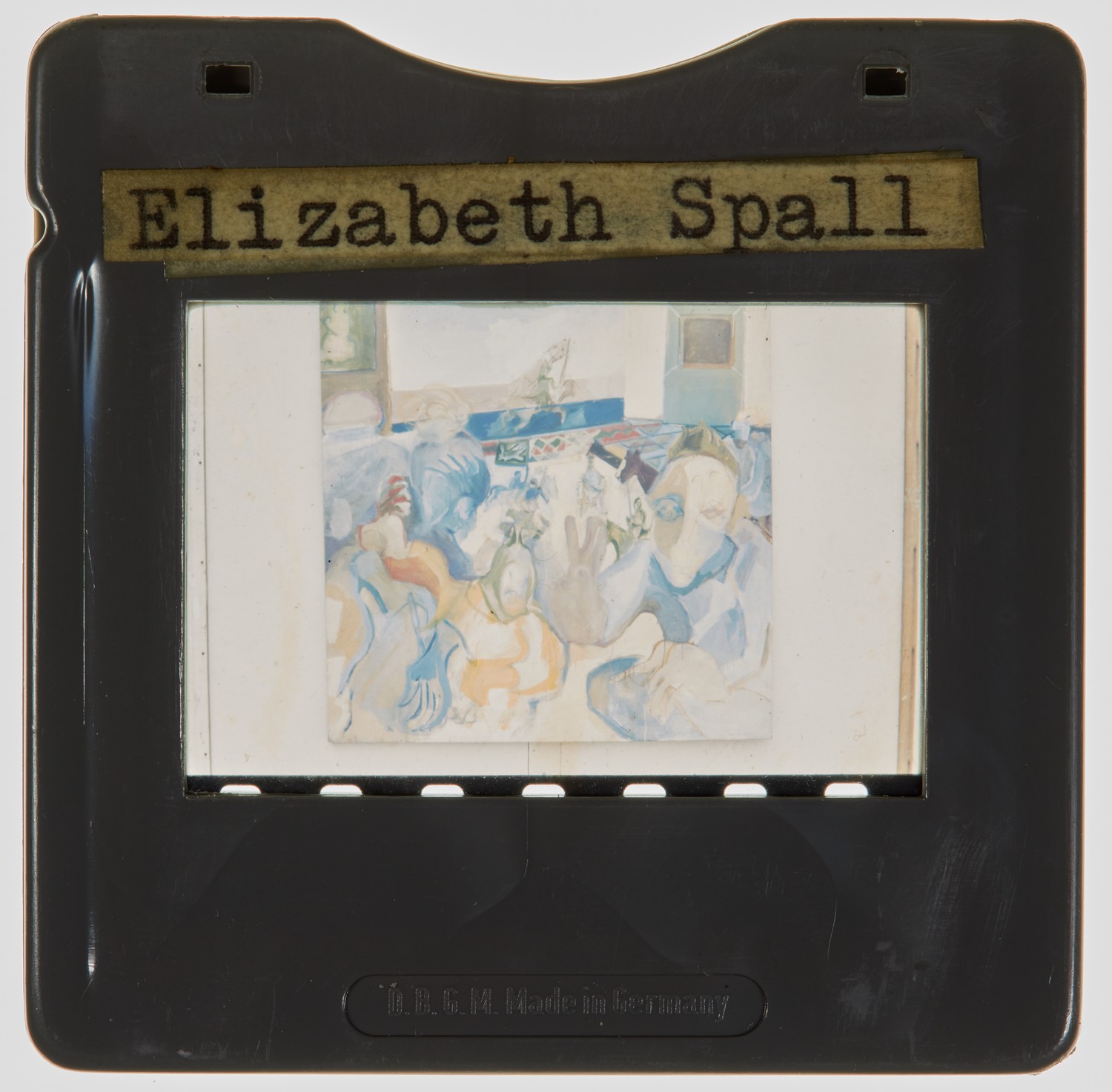 1970 Diploma in Painting Degree Show Slide - 'Elizabeth Spall'