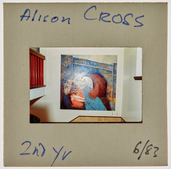 1983 2nd Year Degree Show Slide - 'Alison Cross'