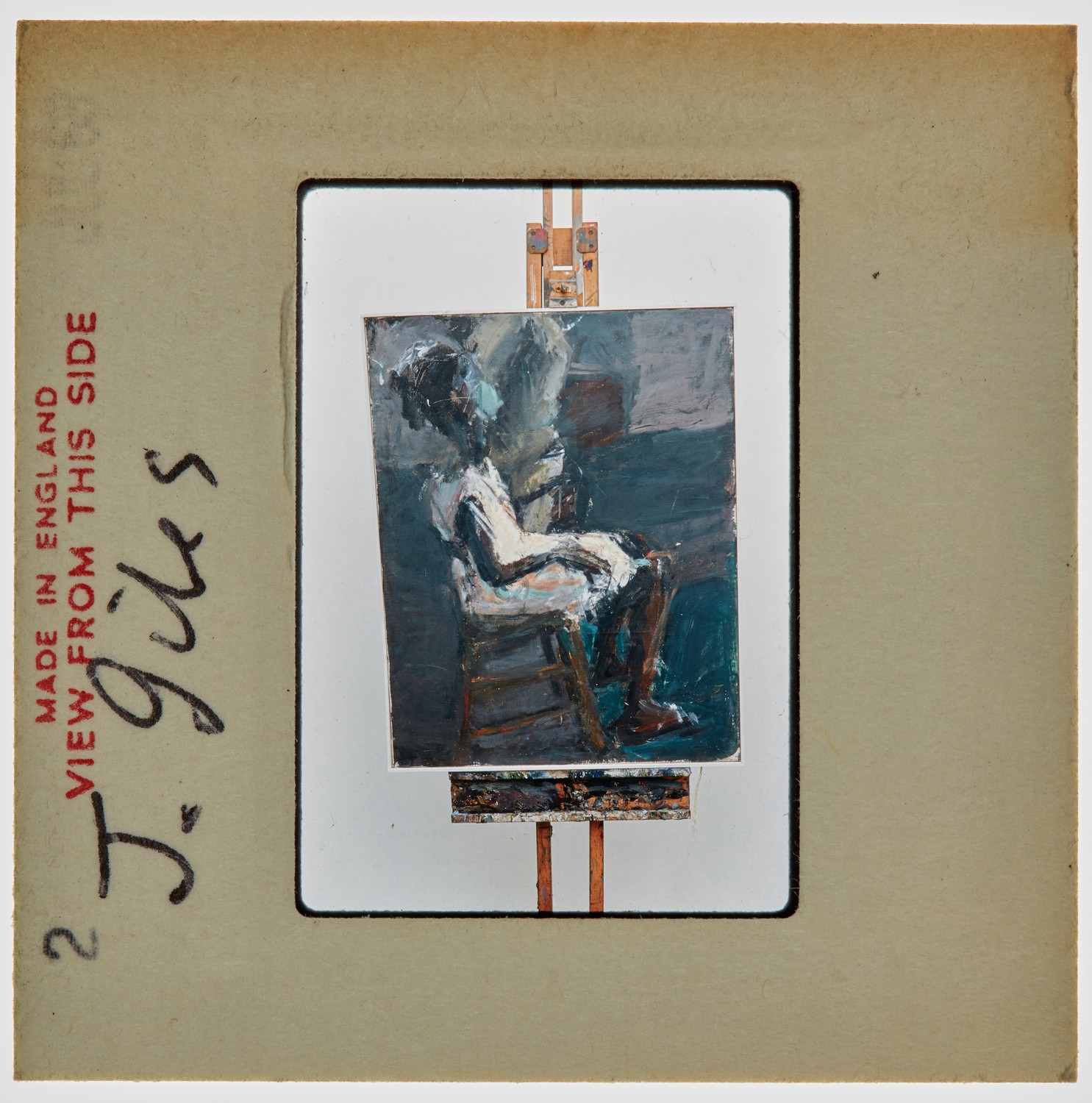 1969 Diploma in Painting Degree Show Slide - 'J Giles'