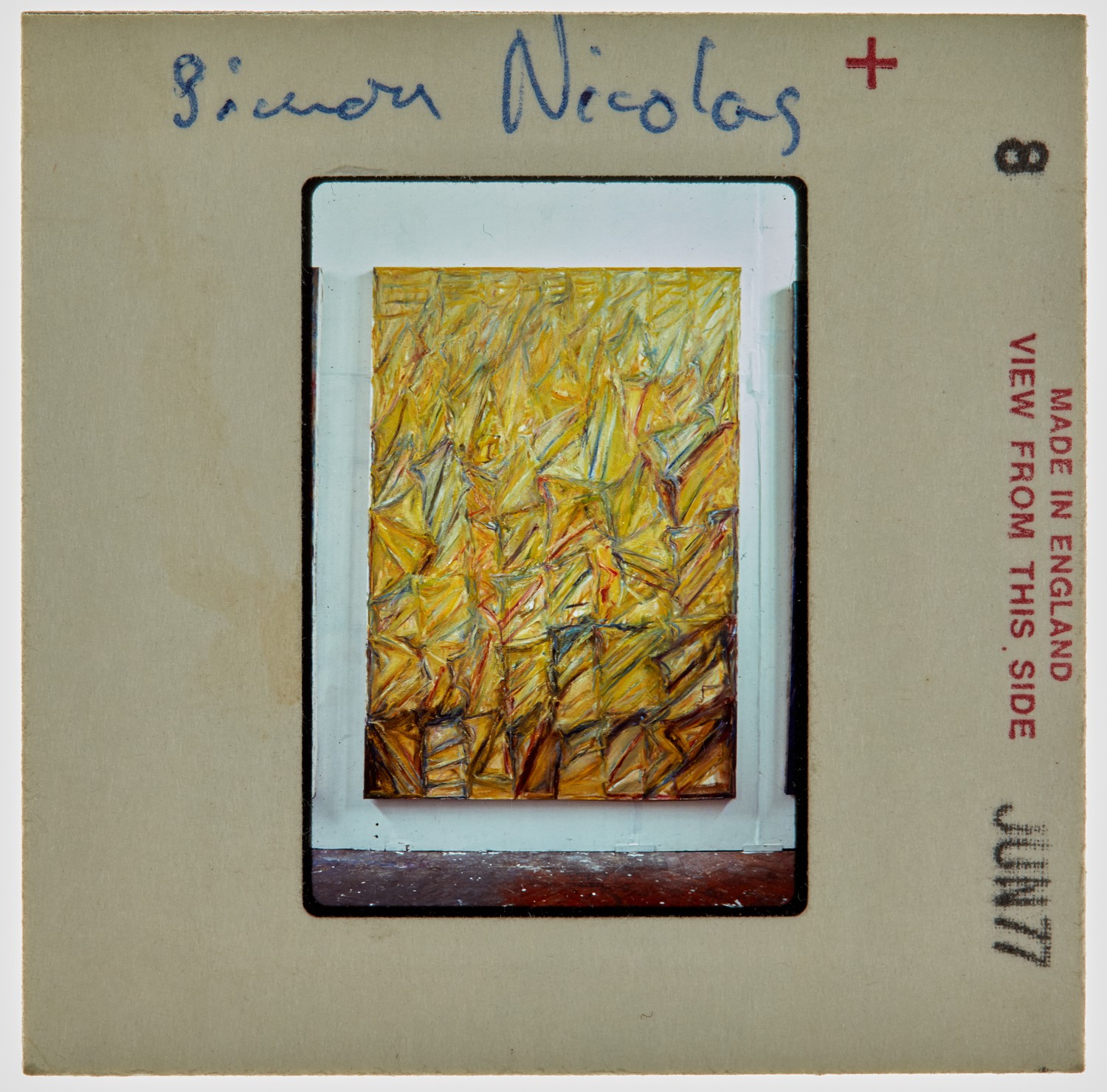1977 BA Degree Show Slide - 'Simon Nicholas'