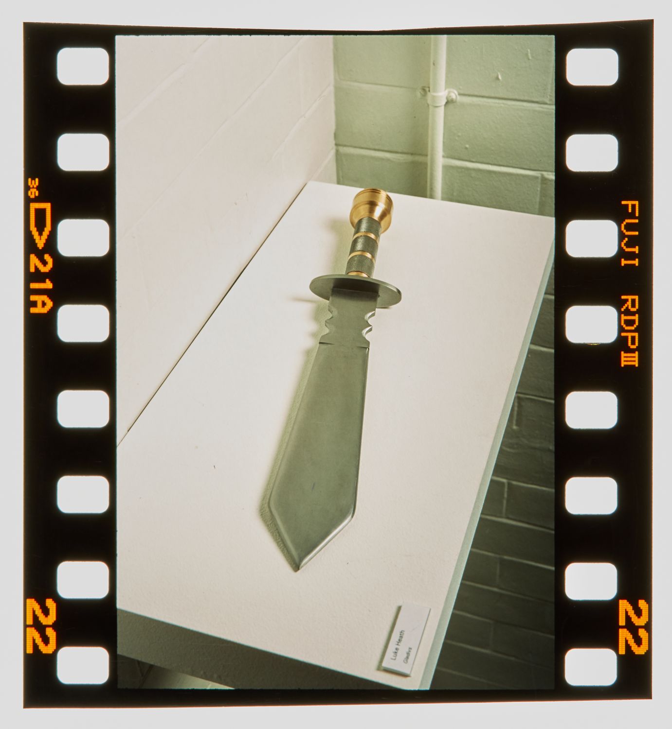 2001 BA Metalwork Degree Show Slide - Creator unknown