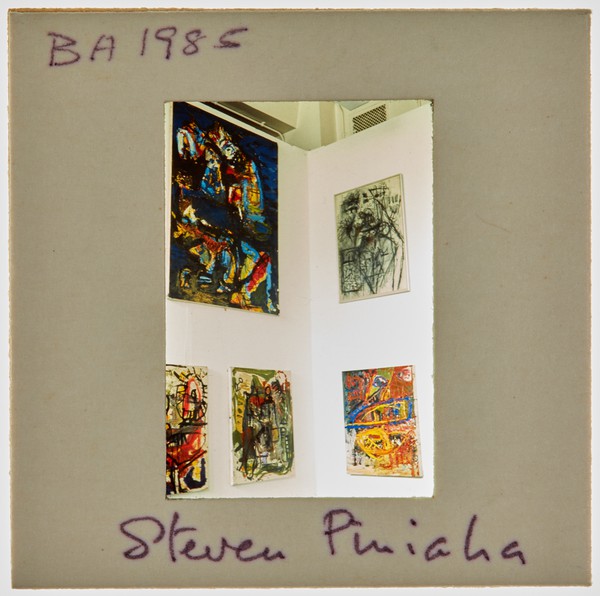 1985 BA Degree Show Slide - 'Steven Piniaha'