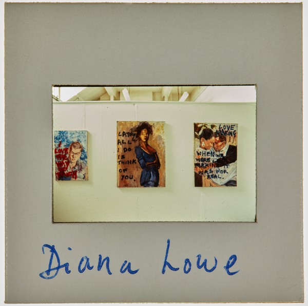 1988 BA Painting Degree Show Slide - 'Diana Lowe'