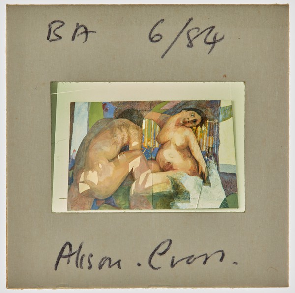 1984 BA Degree Show Slide - 'Alison Cross'