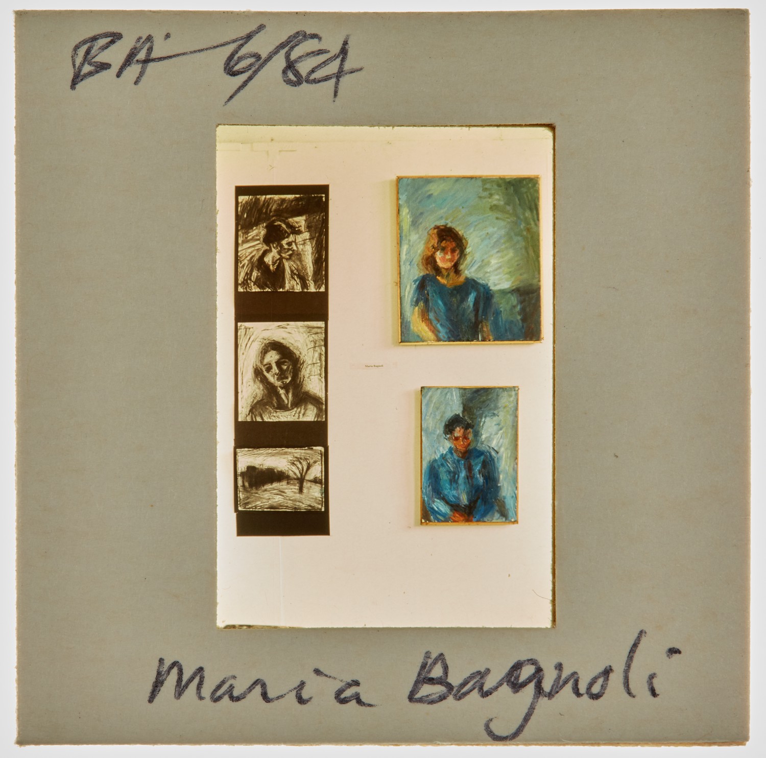 1984 BA Degree Show Slide - 'Maria Bagnoli'