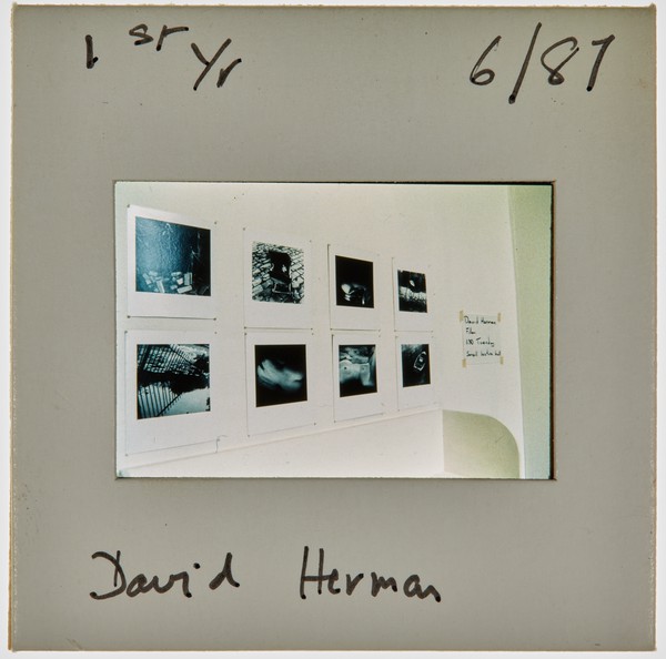 1987 1st Year Degree Show Slide - 'David Herman'
