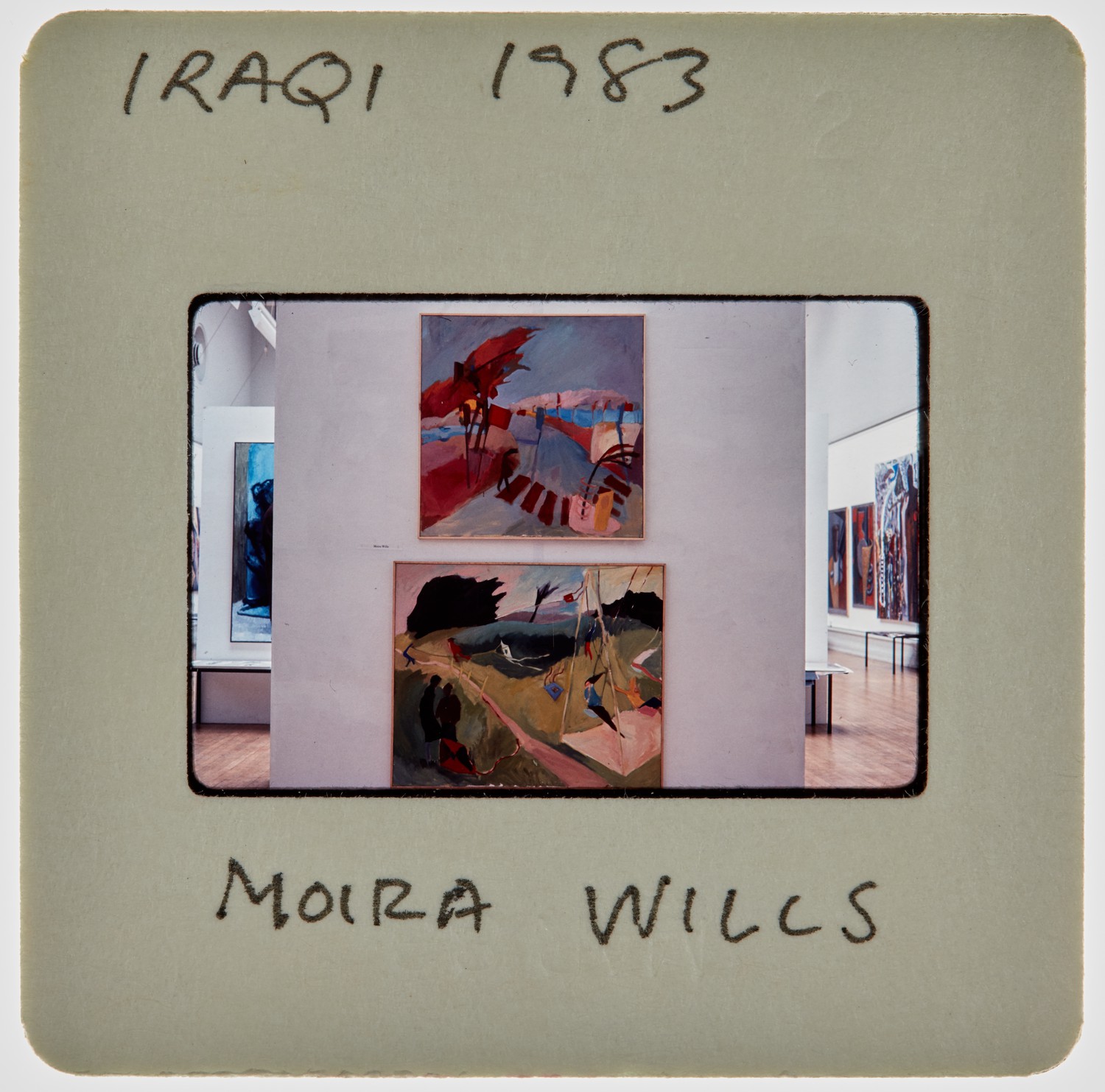 1983 Iraqi Exhibition Slide - 'Moira Willis'