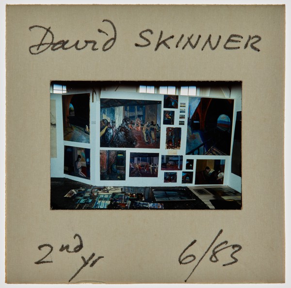 1983 2nd Year Degree Show Slide - 'David Skinner'