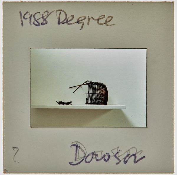 1988 BA Sculpture Degree Show Slide - Dowson'